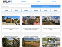 Tablet Screenshot of carolina787.com